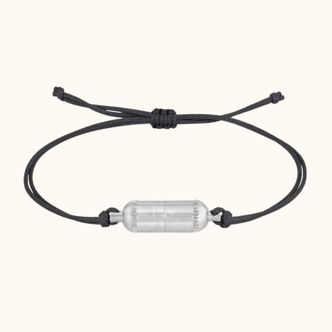 Pulsera de cápsula para guardas recuerdos